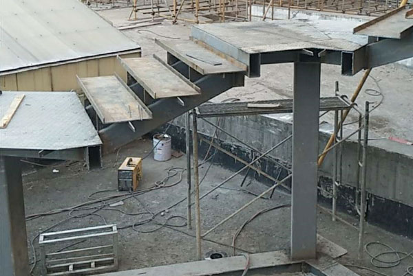 上海鋼結構加工實景2